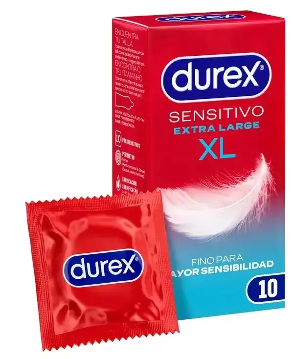 Durex Sensitivo XL 10Uds 