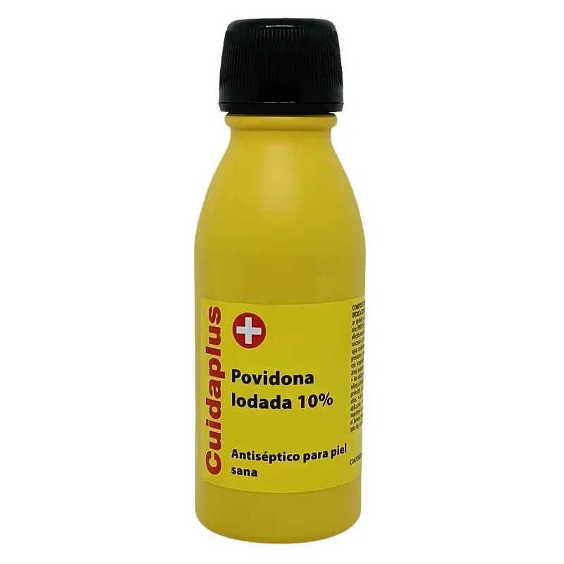 CuidaPlus Povidona Yodada 10% Antiséptico Piel Sana 125ml 