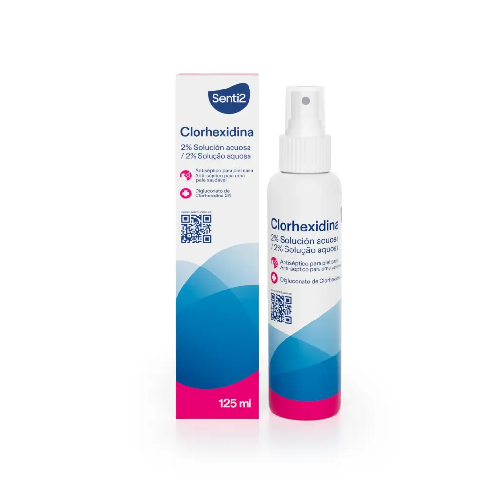 Senti2 Spray Clorhexidina Antiséptico Piel Sana 125ml