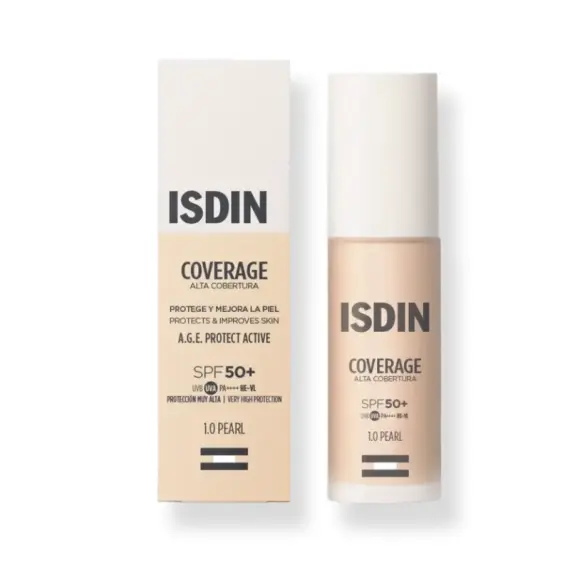 Isdin Coverage Alta Cobertura SPF50 Tono 1.0 Pearl 30g