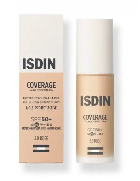 Isdin Coverage Alta Cobertura SPF50 Tono 2.0 Beige 30g