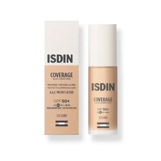 Isdin Coverage Alta Cobertura SPF50 Tono 3.0 Sand 30g
