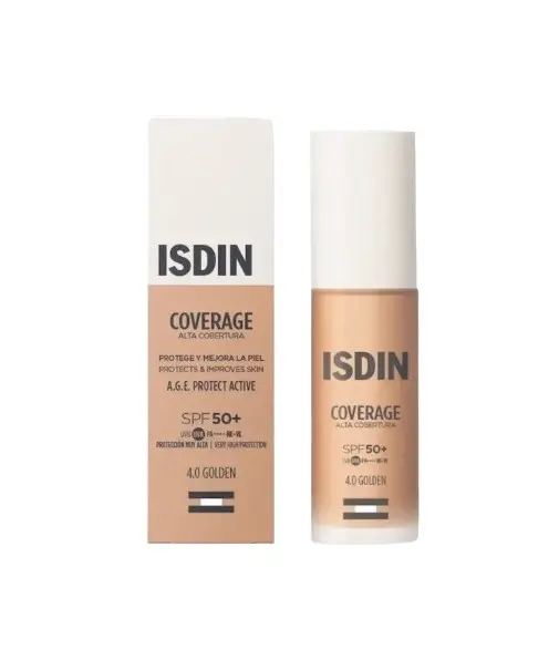 Isdin Coverage Alta Cobertura SPF50 Tono 4.0 Golden 30g