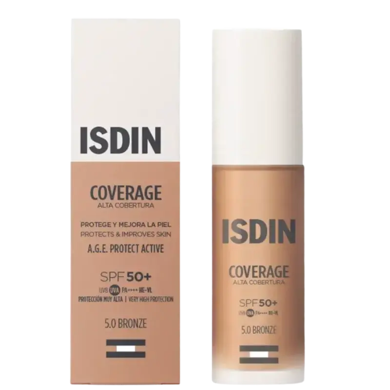 Isdin Coverage Alta Cobertura SPF50 Tono 5.0 Bronze 30g