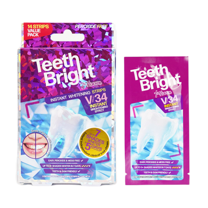 7th Heaven Tiras Blanqueadoras Dentales 14 Uds