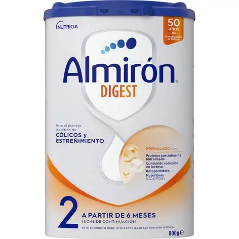 Almirón Digest 2 +6 Meses Cólicos y Estreñimiento 800g