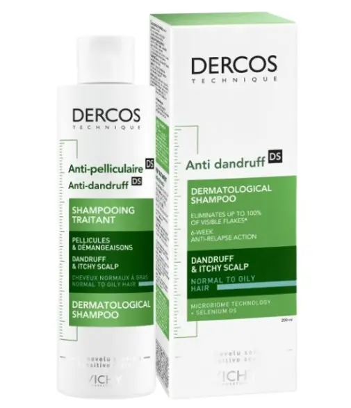 Vichy Dercos Champú AntiCaspa y Picores Cabello Normal y Graso 200ml 