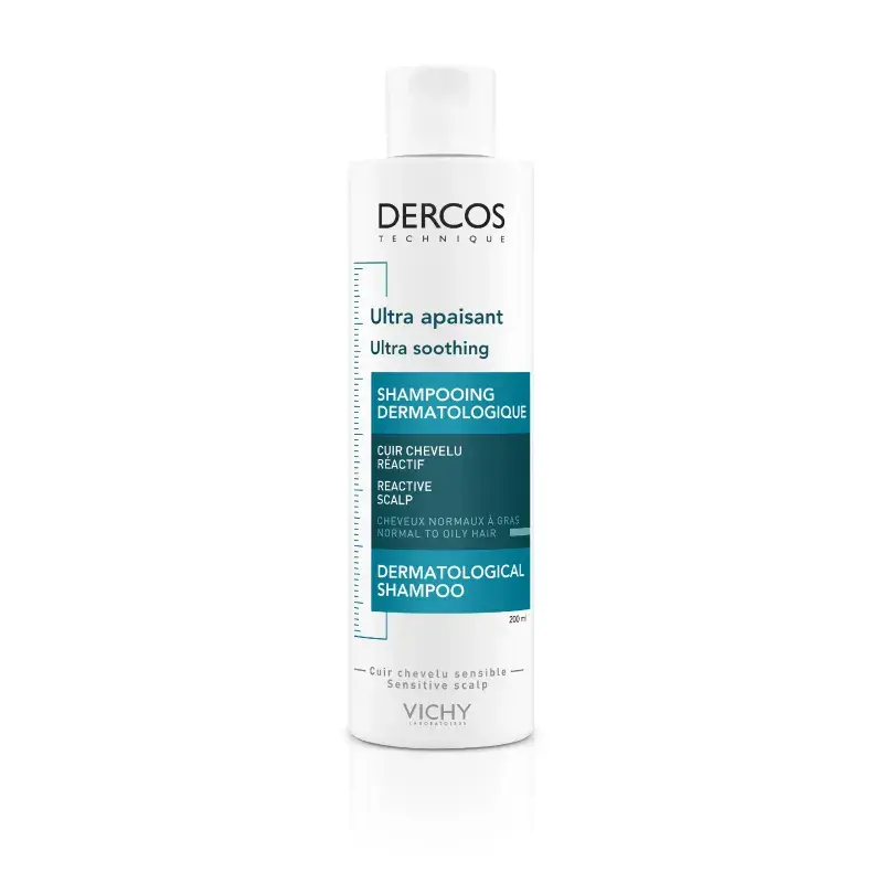 Vichy Dercos Champú Ultra Calmante Cabello Normal Y Graso 200ml
