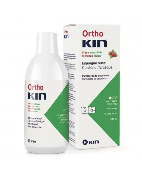 Orthokin Fresa Mentolada Enjuague bucal 500ml