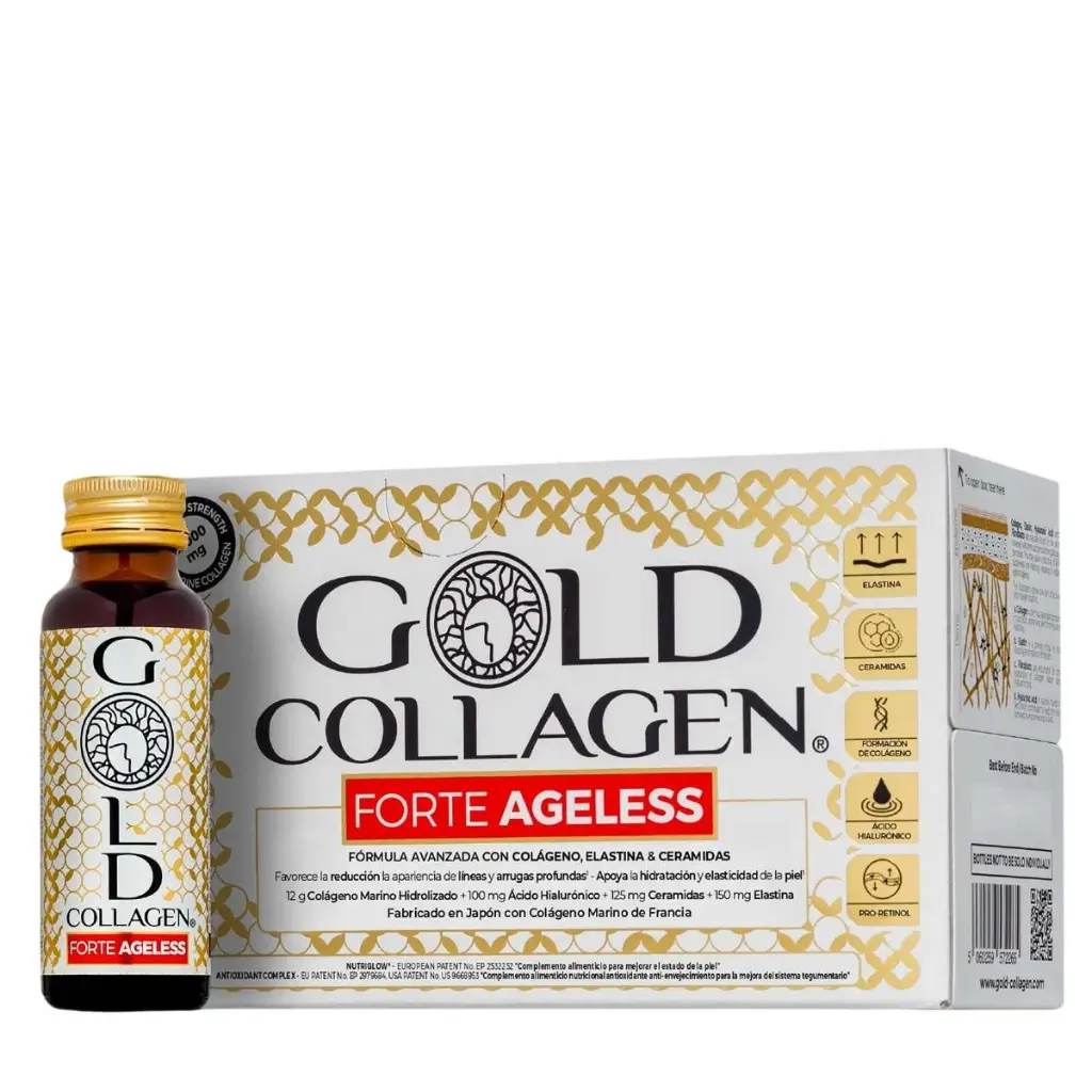 Gold Collagen Forte Ageless 10 Frascos