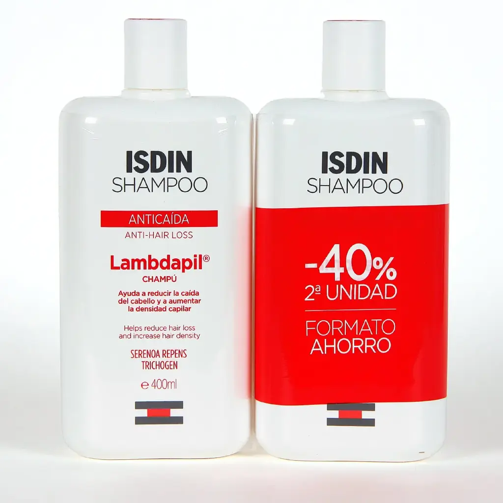 Isdin Lambdapil Pack Champú Anticaída 2x400ml 