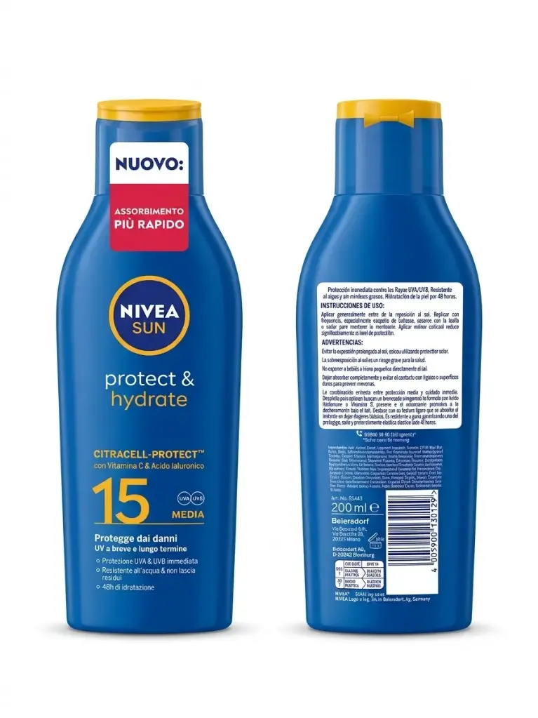 Nivea Sun Protege e Hidrata SPF15 200 ML