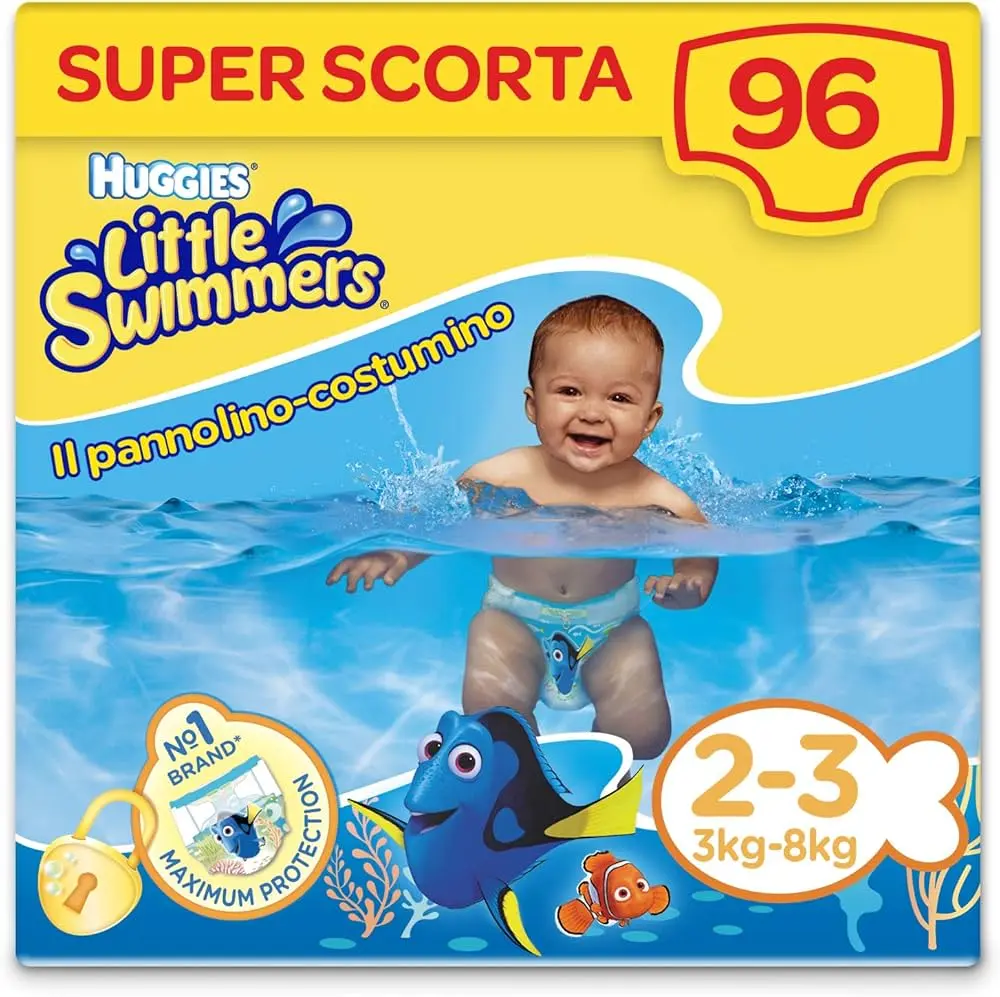 Huggies Pañal Bañador Desechable infantil 3-8 kg talla 2-3