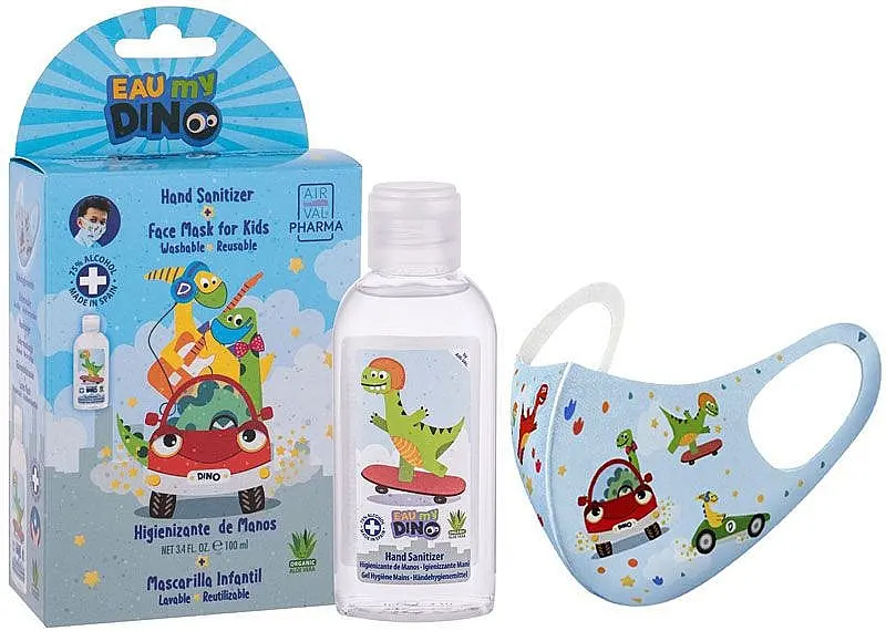 Air val Pharma Pack Mascarilla Infantil Reutilizable+ Higienizante de Manos 100ml