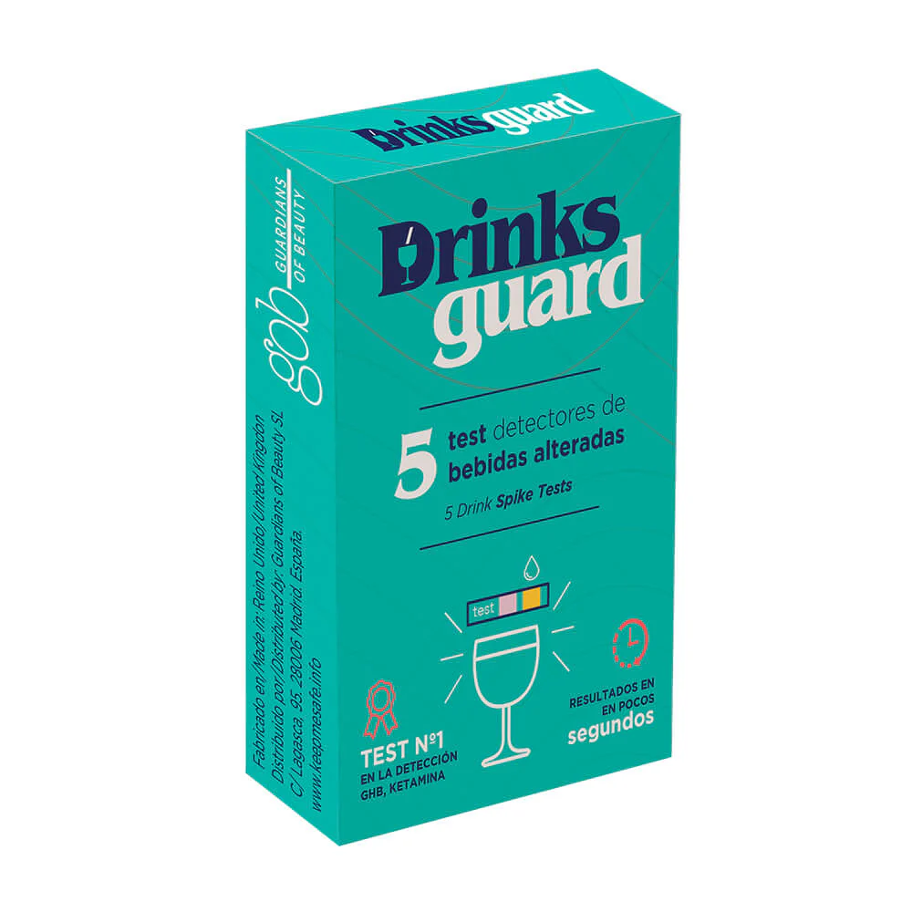 Drinks Guard Test Bebidas Alteradas Estuche 5 Tiras