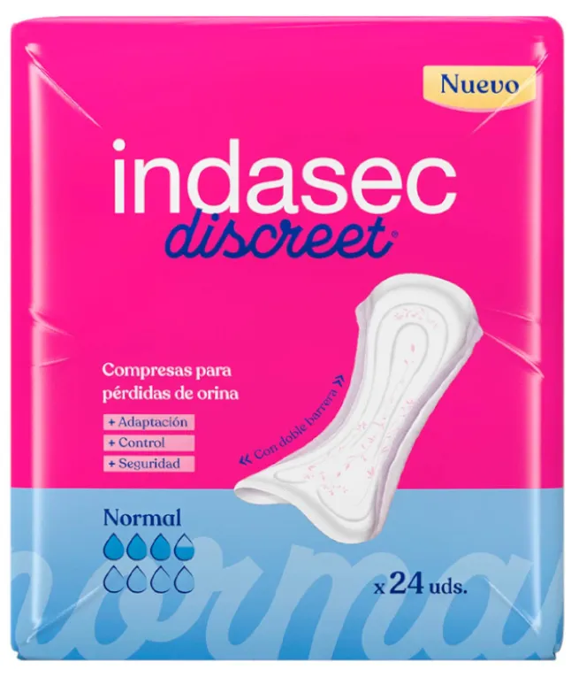 Indasec Discreet Normal 24Uds