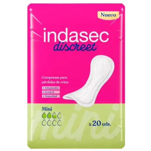 [237990] Indasec Discreet Mini 20 Unidades