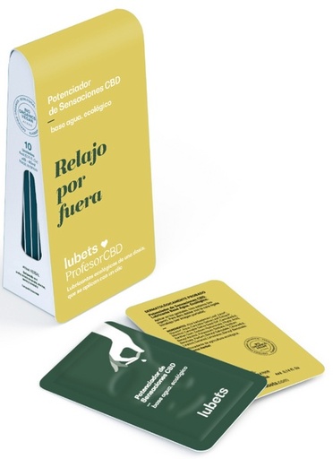 [8436586761240] Lubets Potenciador De Sensaciones CBD 10 Uds