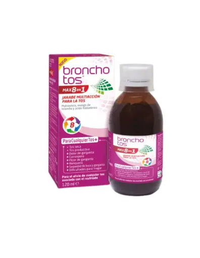 [214297] Bronchotos Max 8 en 1 Jarabe Multiacción Para La Tos 120ml 