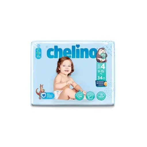 [165775] Chelino Pañal Love T4 09-15kg 34 Unidades