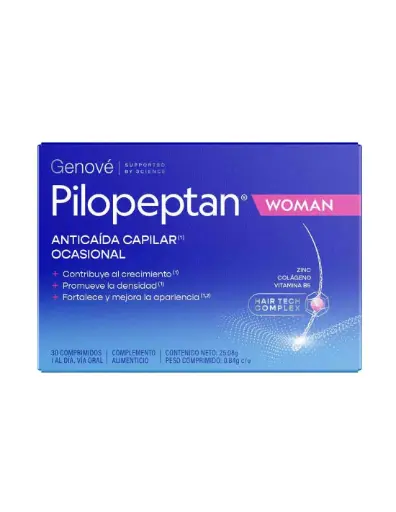 [165814] Genové Pilopeptan Woman 30 Comprimidos 