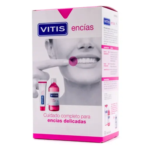 [165299] Vitis Pack Encías Pasta 100ml+Colutorio 500ml