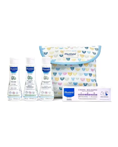 [8436034154013] Mustela Neceser Little Moments Arcoiris Set 5 Piezas