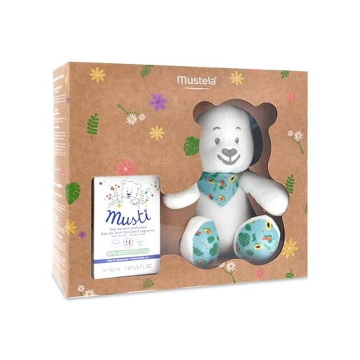 [8436034154365] Mustela Cofre Musti Pastel 50ml 2 Piezas