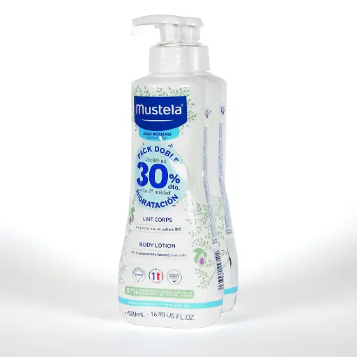 [8436034154433] Mustela Hydra Bebé Duplo leche corporal 2x500ml