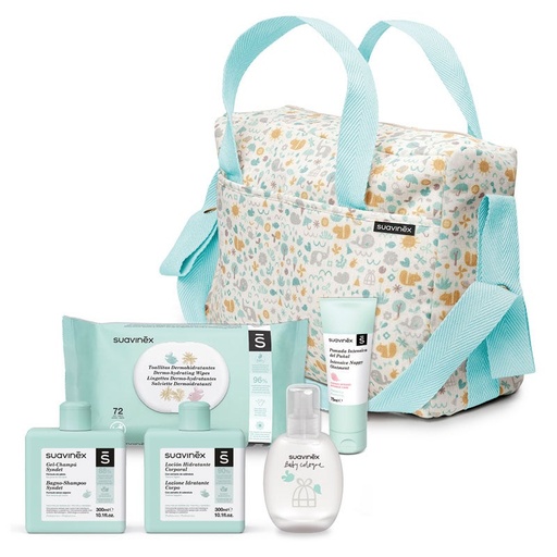 [199355] Suavinex Welcome Baby Care Set Blue Gift Set for Babies