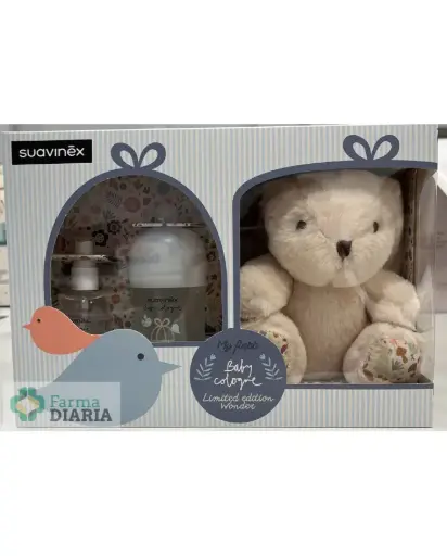 [206684] Suavinex Set Baby Cologne 100ml + 50ml + Osito