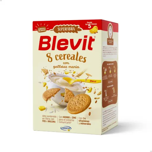 [214062] Blevit Superfibra Papilla 8 Cereales Y Galleta María 500g
