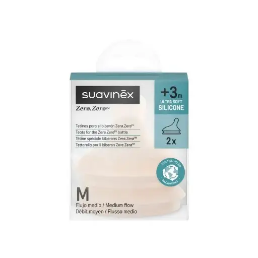 [199259] Suavinex Tetina Anticólico Flujo +3m 2UD Fair 