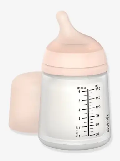 [189104] Suavinex Zero Zero biberón anticólico Baby talla  S flujo lento 0 M+ 180 Ml