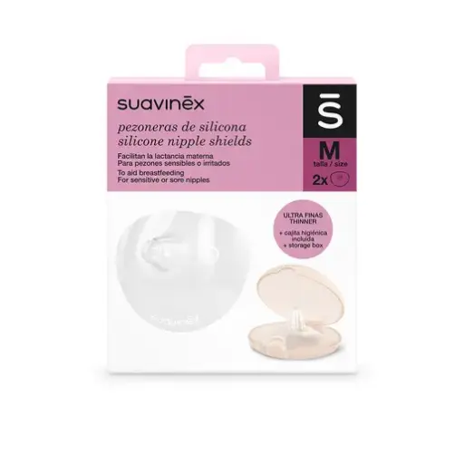 [188421] Suavinex pezoneras silicona 2 Pcs (tallaS)