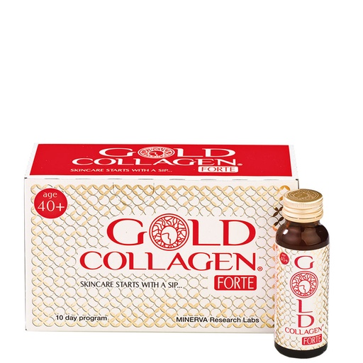 [180256] Gold Collagen Forte 10 Frascos 40+