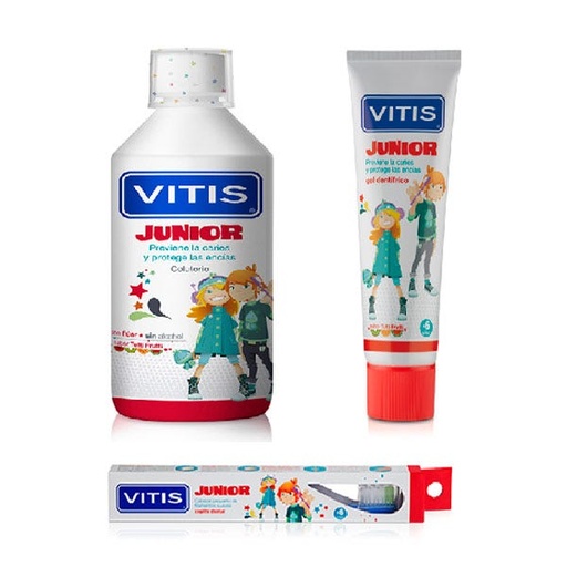 [201841] Vitis Pack Enjuague+ Pasta Junior +6 años