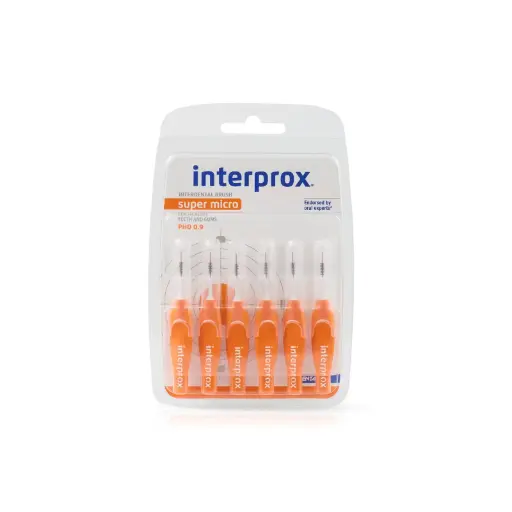 [155757] Interprox Interproximal Super Micro 0,9mm 6 Ud