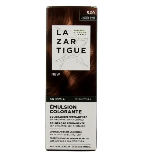 [001324] Lazartigue Emulsión Colorante Nº5 Castaño Claro 