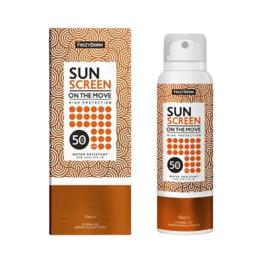 [216376] FrezyDerm Sun Screen On the Move High Protection SPF 50 75 ml