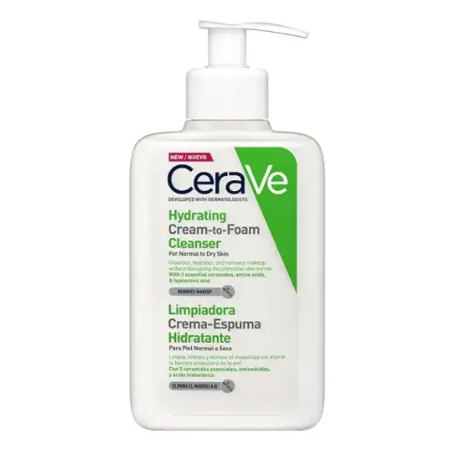 [212255] Cerave Limpiador Crema-Espuma Hidratante 473ml 
