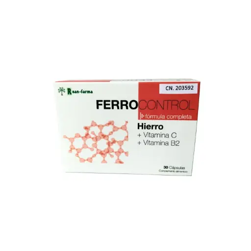 [203592] Roan-Farma Ferro Control 30 Cápsulas