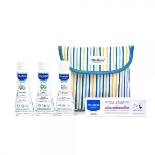 [154006] Mustela Neceser Little Moments Rayas 5 piezas 