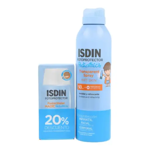 [8429420324626] Isdin Pack Spray Transparente Pediatrics + Fusion Water Magic Pediatrics 
