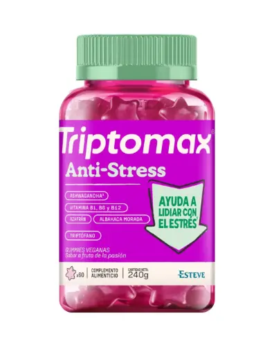 [221321] Esteve Triptomax Anti-Stress 60 Gummies 