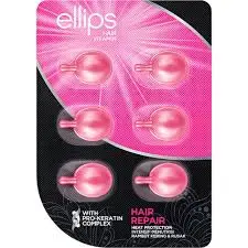 [200069] Ellips Vitamina Capilar Para Cabello Dañado con Pro-Keratina 6 Uds