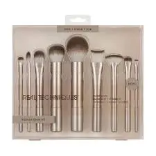 [04266] Real Techniques Brush Set Au Naturel 9 Brochas