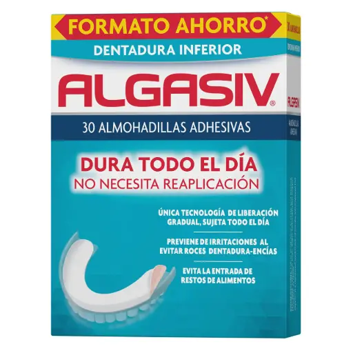 [152836] Algasiv Almohadillas Adhesivas Inferior 30 Uds