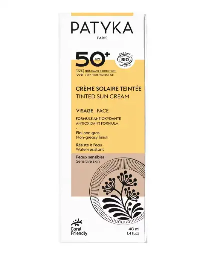 [914959] Patyka Crema Solar Facial Mineral Con Color Tono Nude SPF50 40ml