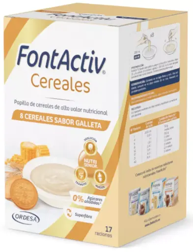 [214231] Fontactiv 8 Cereales Sabor Galleta 500gr